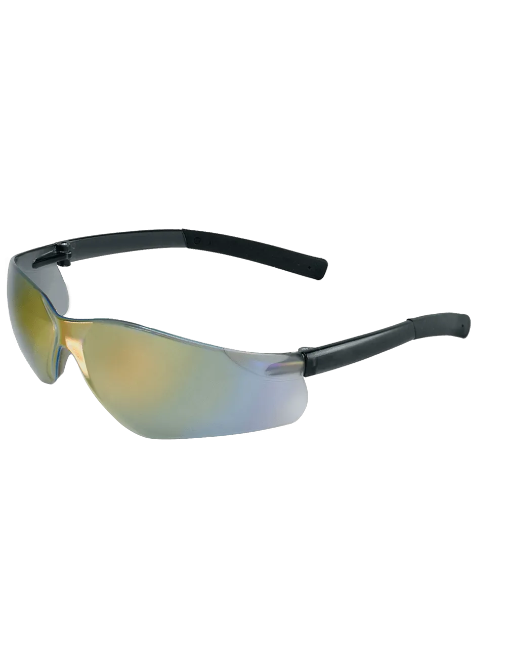 Pavon® Rainbow Mirror Lens, Frosted Black Frame Safety Glasses - BH5410