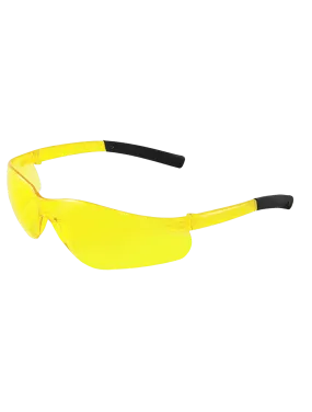 Pavon® Yellow Lens, Frosted Yellow Frame Safety Glasses - BH584
