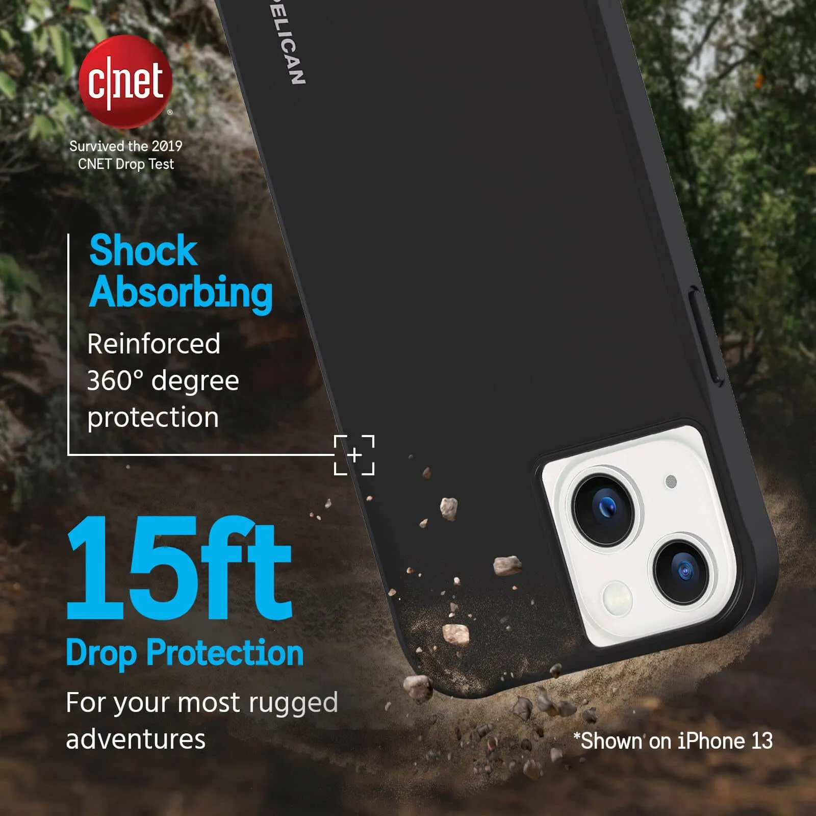Pelican Ranger Black (Works with MagSafe) - iPhone 14