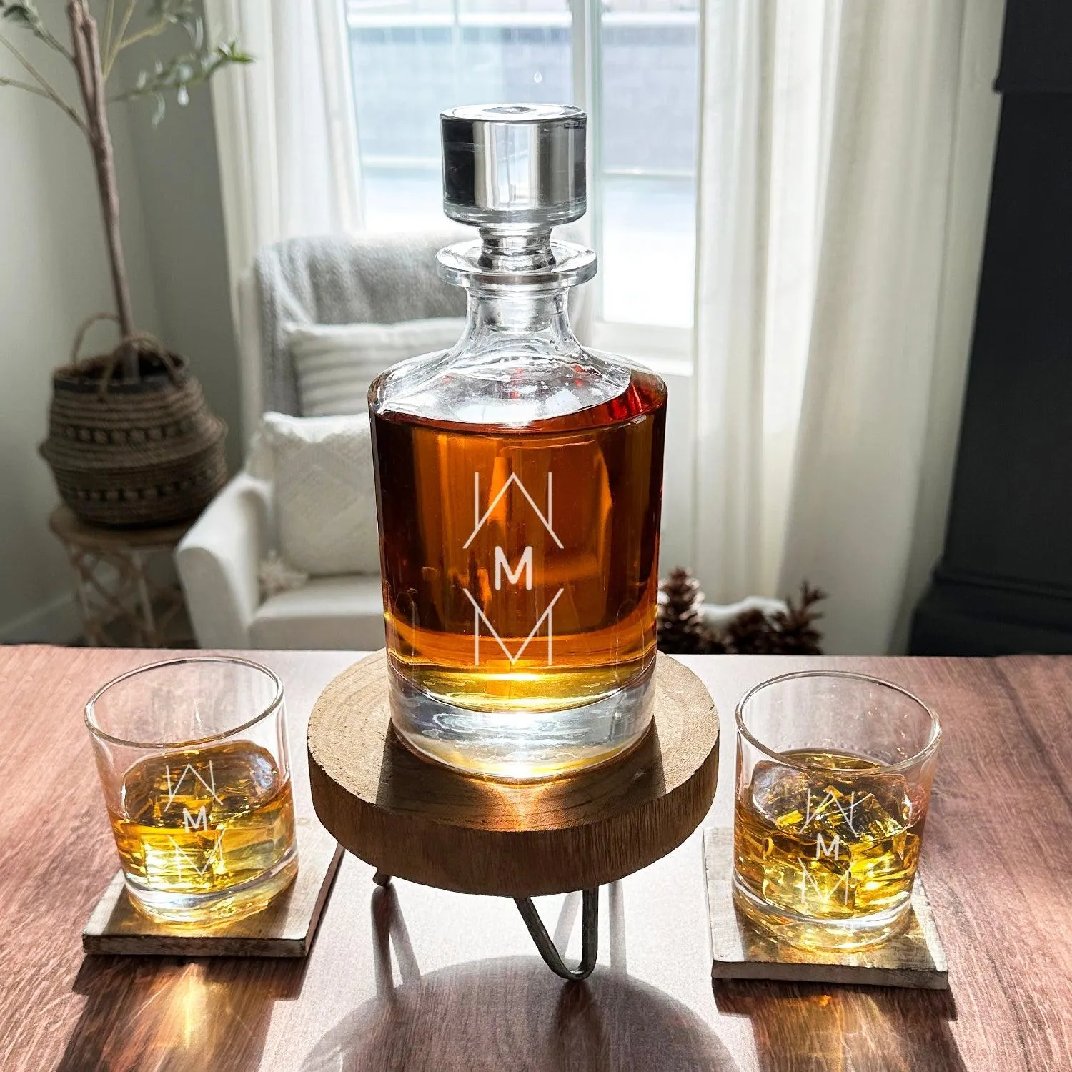 Personalized Lowball Glasses - 2 Glasses