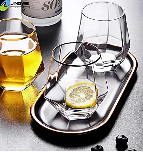 PrimeWorld European 300 ml Aquatic Glasses Set of 6 pcs - Tall Drinking Glasses for- Water, Juice, Colddrink, Mojito, Cocktail, Lead-Free, Perfect for Home, Restaurants and Parties