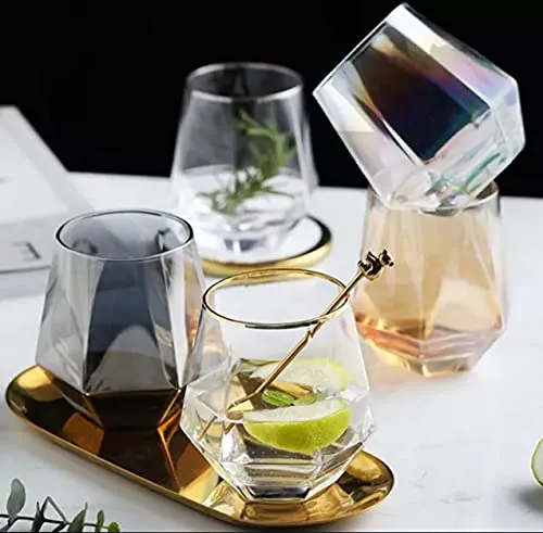 PrimeWorld European 300 ml Aquatic Glasses Set of 6 pcs - Tall Drinking Glasses for- Water, Juice, Colddrink, Mojito, Cocktail, Lead-Free, Perfect for Home, Restaurants and Parties