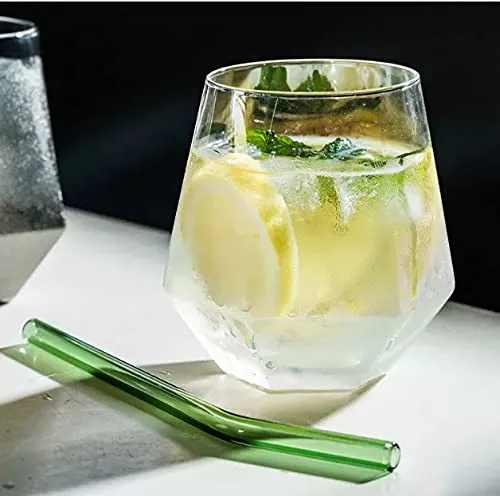 PrimeWorld European 300 ml Aquatic Glasses Set of 6 pcs - Tall Drinking Glasses for- Water, Juice, Colddrink, Mojito, Cocktail, Lead-Free, Perfect for Home, Restaurants and Parties