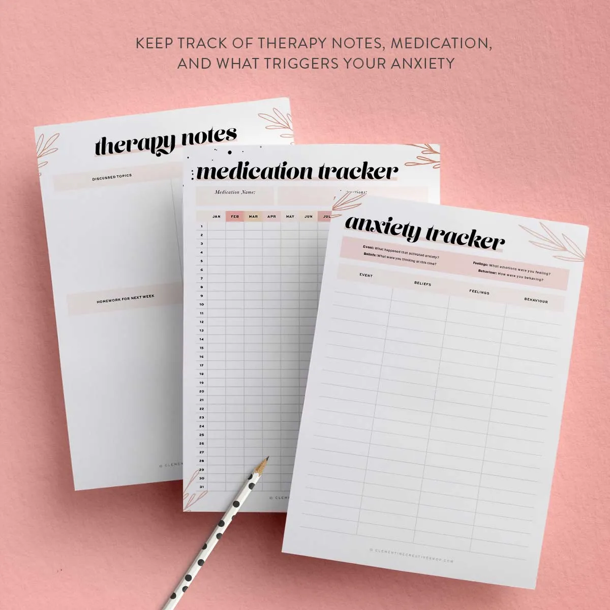 Printable Self-Care Planner - Make Self-Care a Priority (20 Pages PDF)