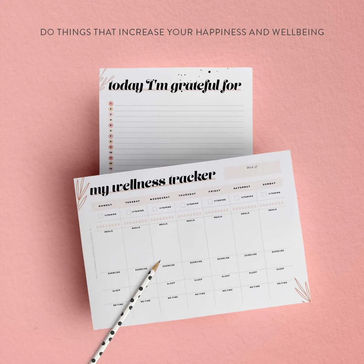 Printable Self-Care Planner - Make Self-Care a Priority (20 Pages PDF)