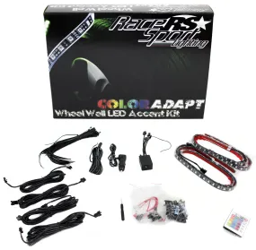Race Sport RS LED Wheel Well Kit - ColorADAPT Adaptive RGB w/ Key Card RGB Remote