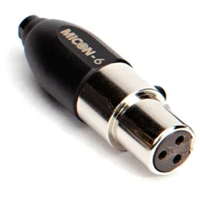 RODE MiCon-6 Connector for AKG PT40, PT60, PT61, PT80, PT400, PT2000, PT4000 and Audix RAD-360