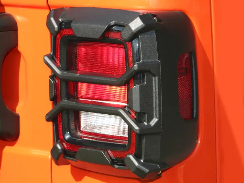 RUGGED RIDGE Elite Tail Light Guards in Textured Black for 18-up Jeep Wrangler JL & JL Unlimited