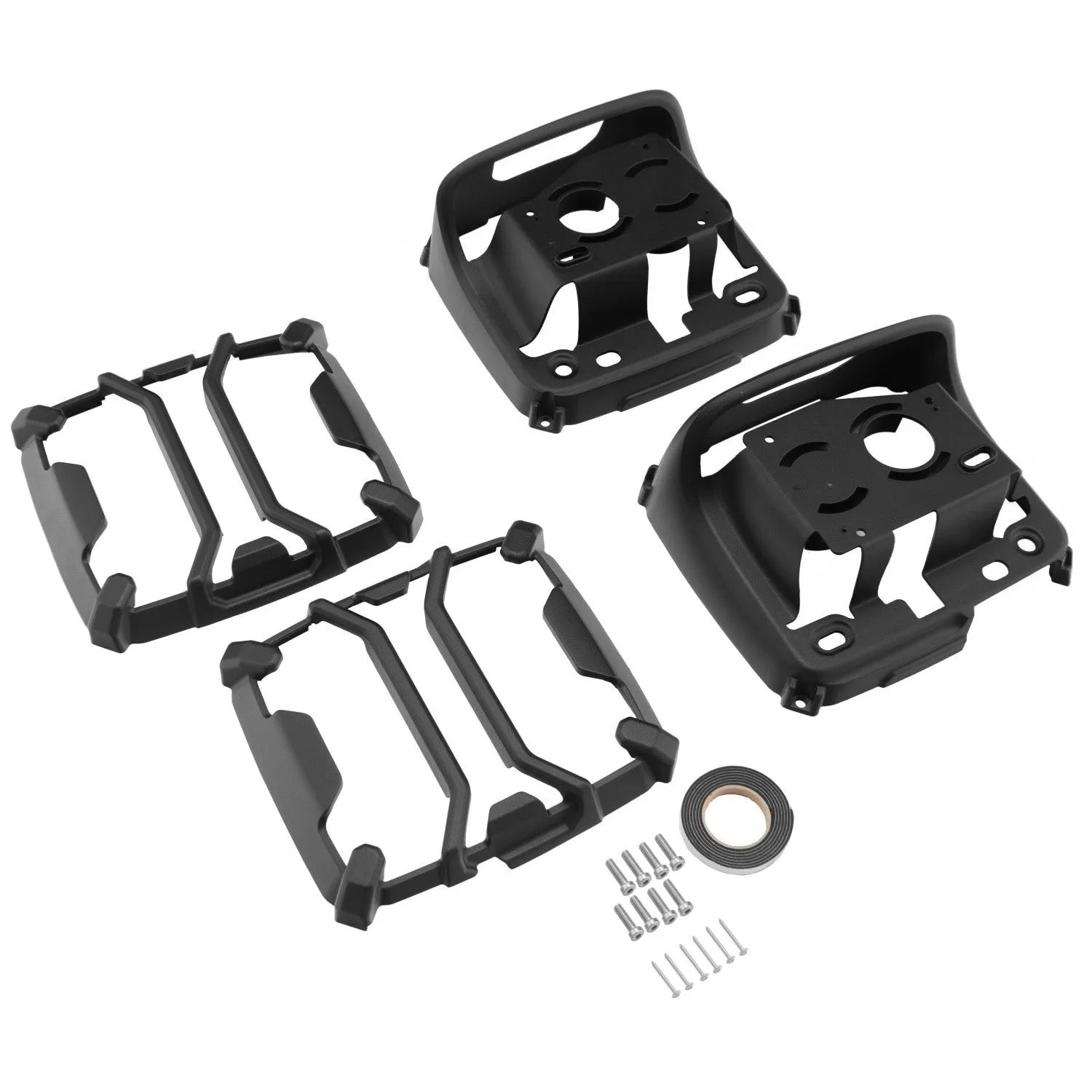 RUGGED RIDGE Elite Tail Light Guards in Textured Black for 18-up Jeep Wrangler JL & JL Unlimited