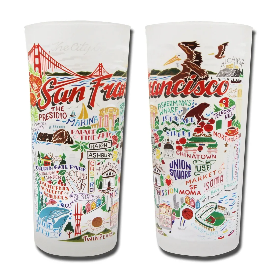 SAN FRANCISCO GLASS BY CATSTUDIO