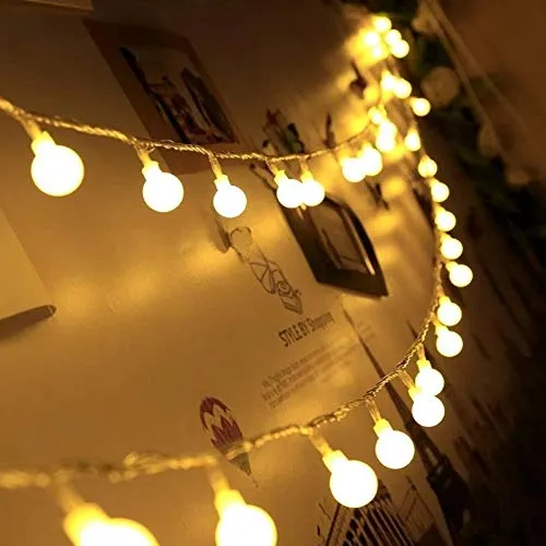 Satyam Kraft 20 Bulb String LED Fairy Lights for Home and Outdoor (3 m, Warm White)