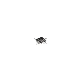 Searchlight Lighting 6966BK Matrix 6 Light Black LED Flush Fitting