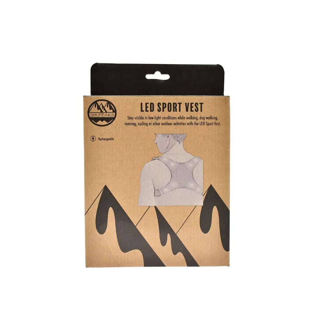 Six Peaks LED Rechargeable Running Vest
