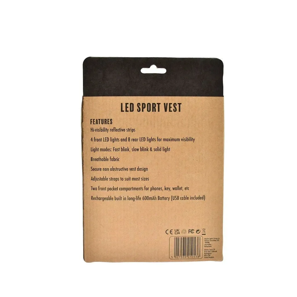 Six Peaks LED Rechargeable Running Vest
