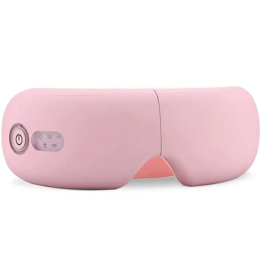 Smart Vibration Eye Massager with Bluetooth for Eye Care Foldable Music Instrument Hot Compress Glasses with Eye Protection