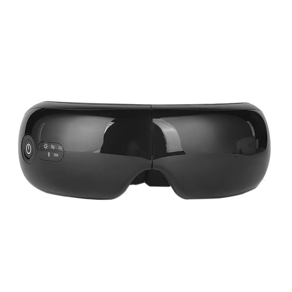 Smart Vibration Eye Massager with Bluetooth for Eye Care Foldable Music Instrument Hot Compress Glasses with Eye Protection