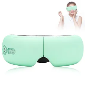 Smart Vibration Eye Massager with Bluetooth for Eye Care Foldable Music Instrument Hot Compress Glasses with Eye Protection