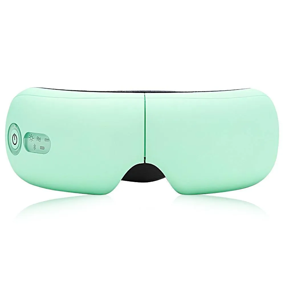 Smart Vibration Eye Massager with Bluetooth for Eye Care Foldable Music Instrument Hot Compress Glasses with Eye Protection