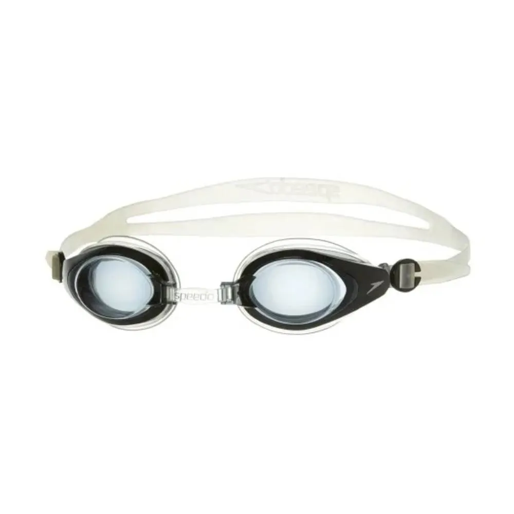 Speedo Adult Mariner Optical Swimming Goggles (Black/Smoke)