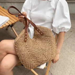 Straw Woven Bag Casual Beach Bag