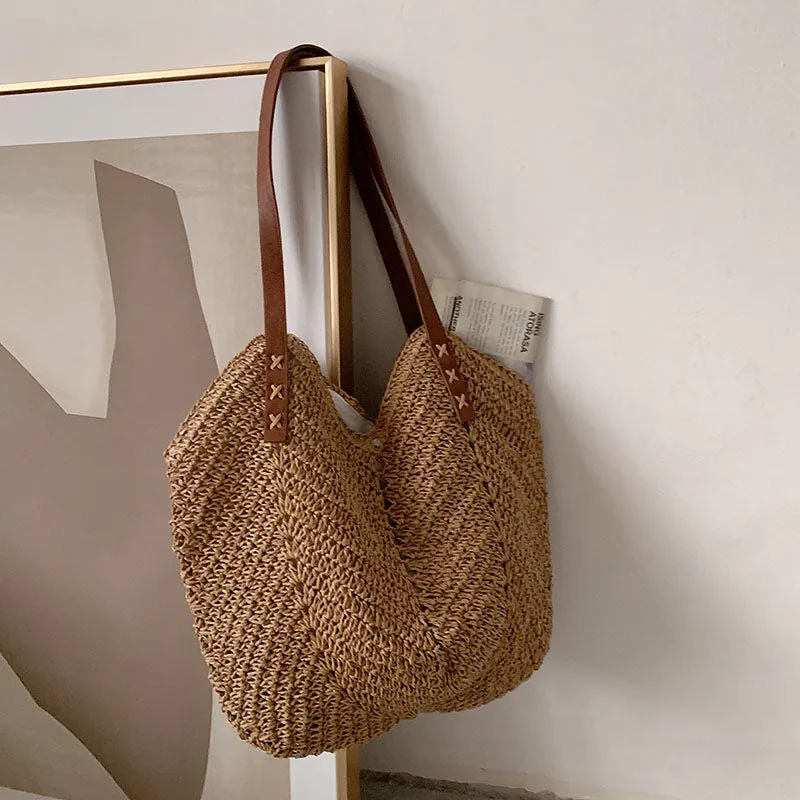 Straw Woven Bag Casual Beach Bag