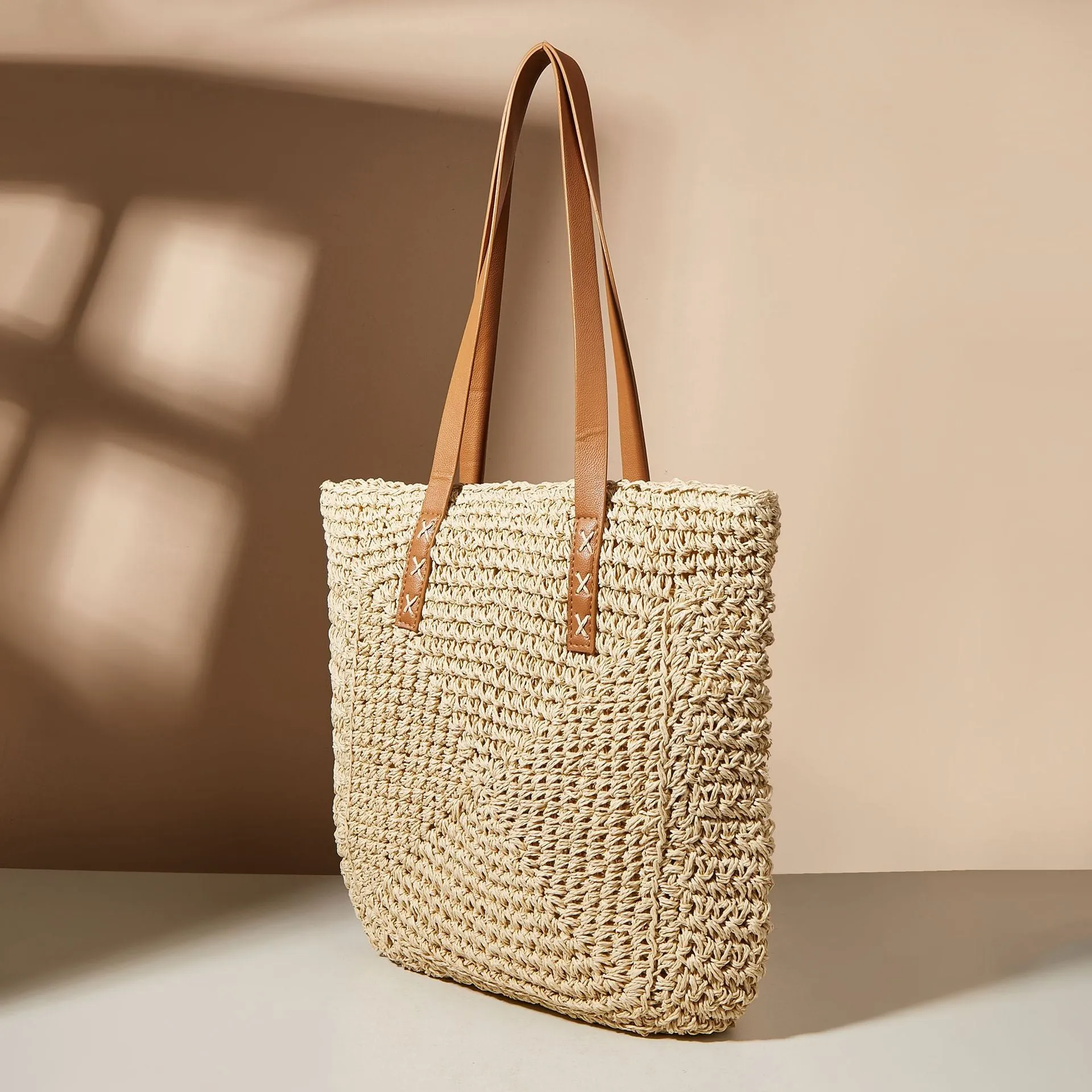 Straw Woven Bag Shoulder Woven Bag