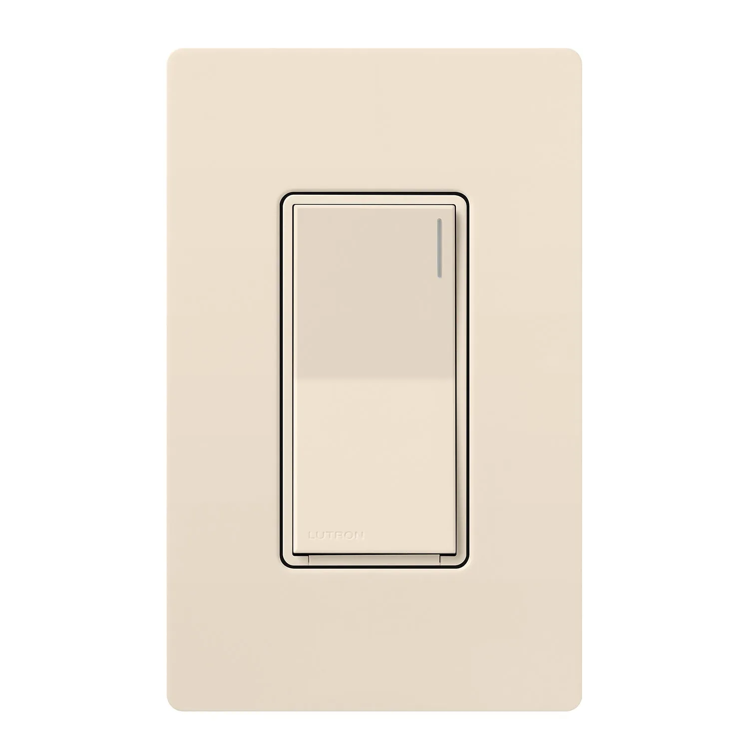 Sunnata Single Pole/Multi-Location Rocker Light Switch, Light Almond