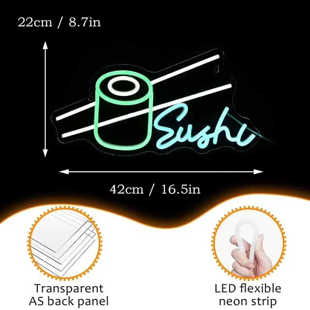 Sushi Neon Lights