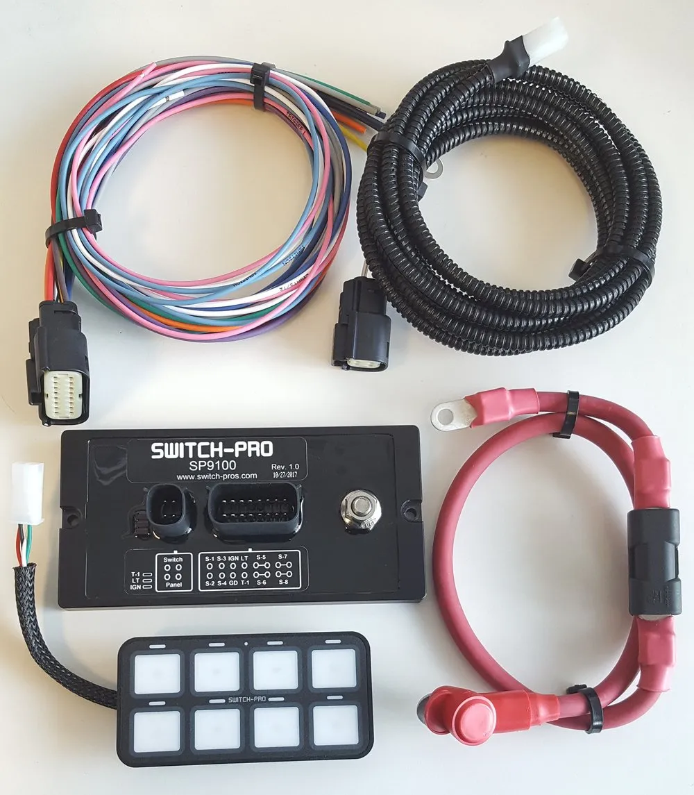 Switch-Pros SP-9100 Bezel Style 8-Switch Panel Power System