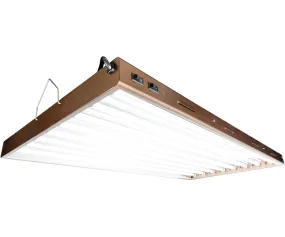 T5 Designer 4Ft 8 Tube Fixture w/Bulbs