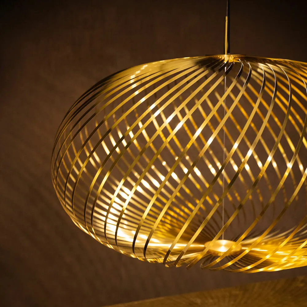 tom dixon | spring pendant light | brass large