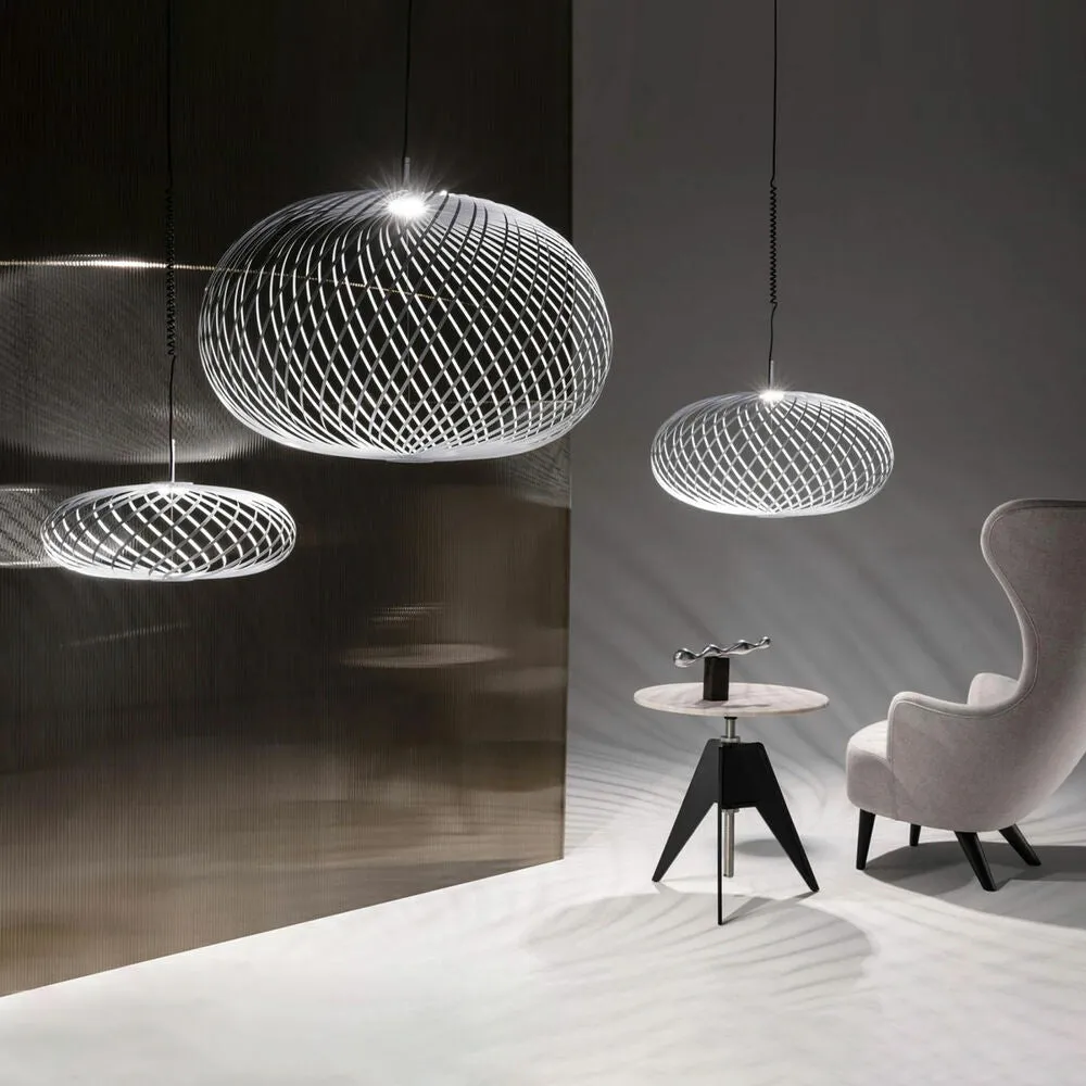 tom dixon | spring pendant light | silver small - DC