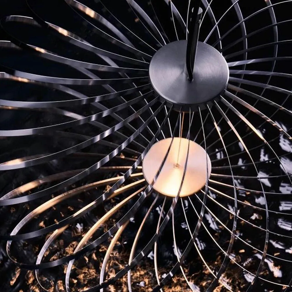 tom dixon | spring pendant light | silver small - DC