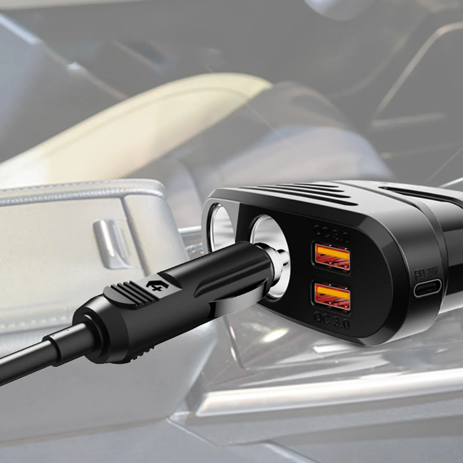 TR31 Cigarette Lighter Adapter 2 Socket Cigarette Lighter