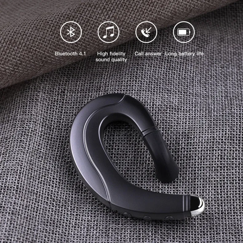 TWS Bluetooth Ear-hook Headset with Bone-Conduction