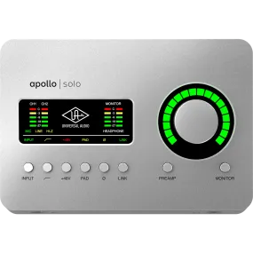 Universal Audio Apollo Solo Heritage Edition 2x4 Thunderbolt Audio Interface