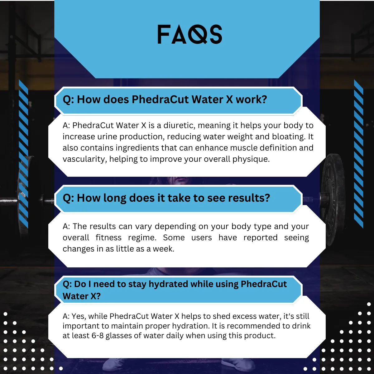 USN, Phedracut Water X, Natural Diuretic, Lean Muscle, Reduce Water Retention, Weight Loss Support, 90 Capsules