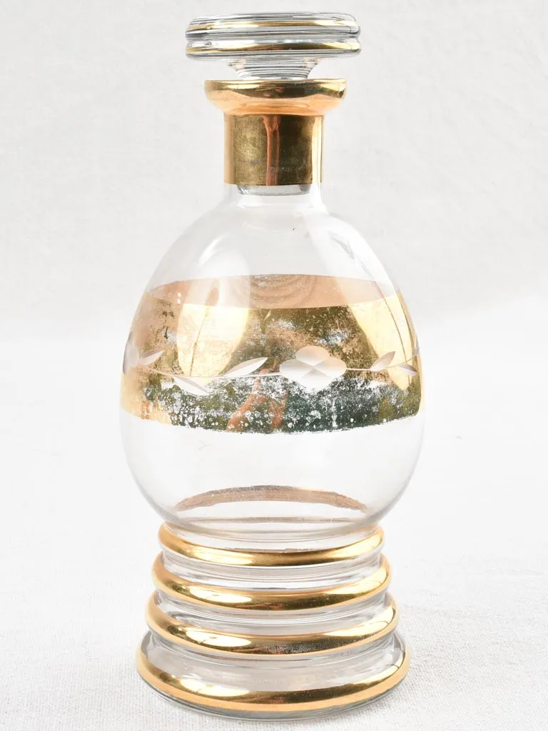 Vintage liqueur service - 8 glasses 1 carafe