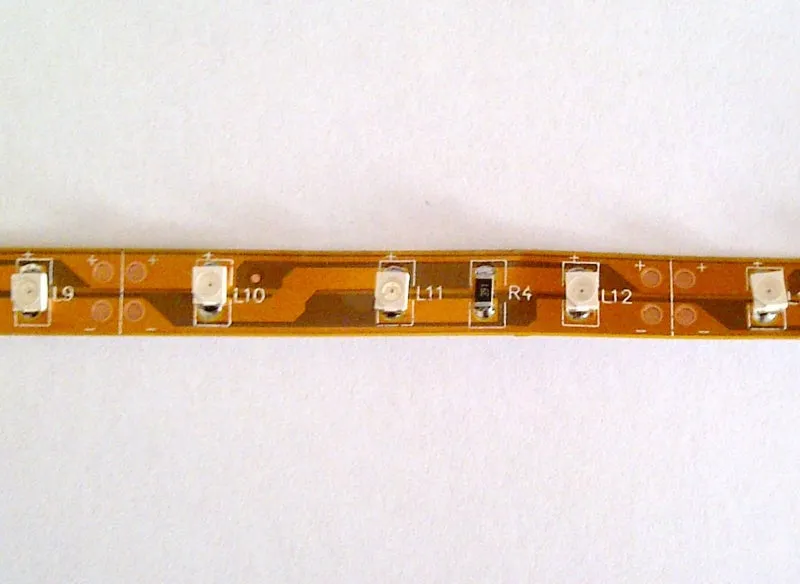 White Flexible LED strip - 30 way, 12V