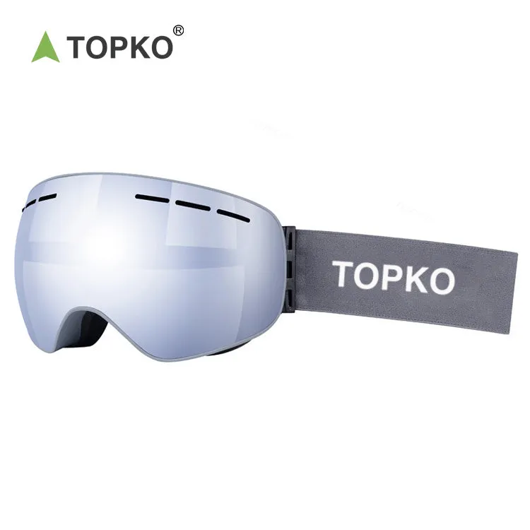 Wide Field Of View Frameless Anti-Fog Ski Goggles