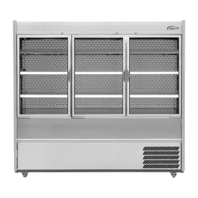 Williams Slimline Gem Multideck Fridge White with Hinged Front Door R180-WCD-HFD