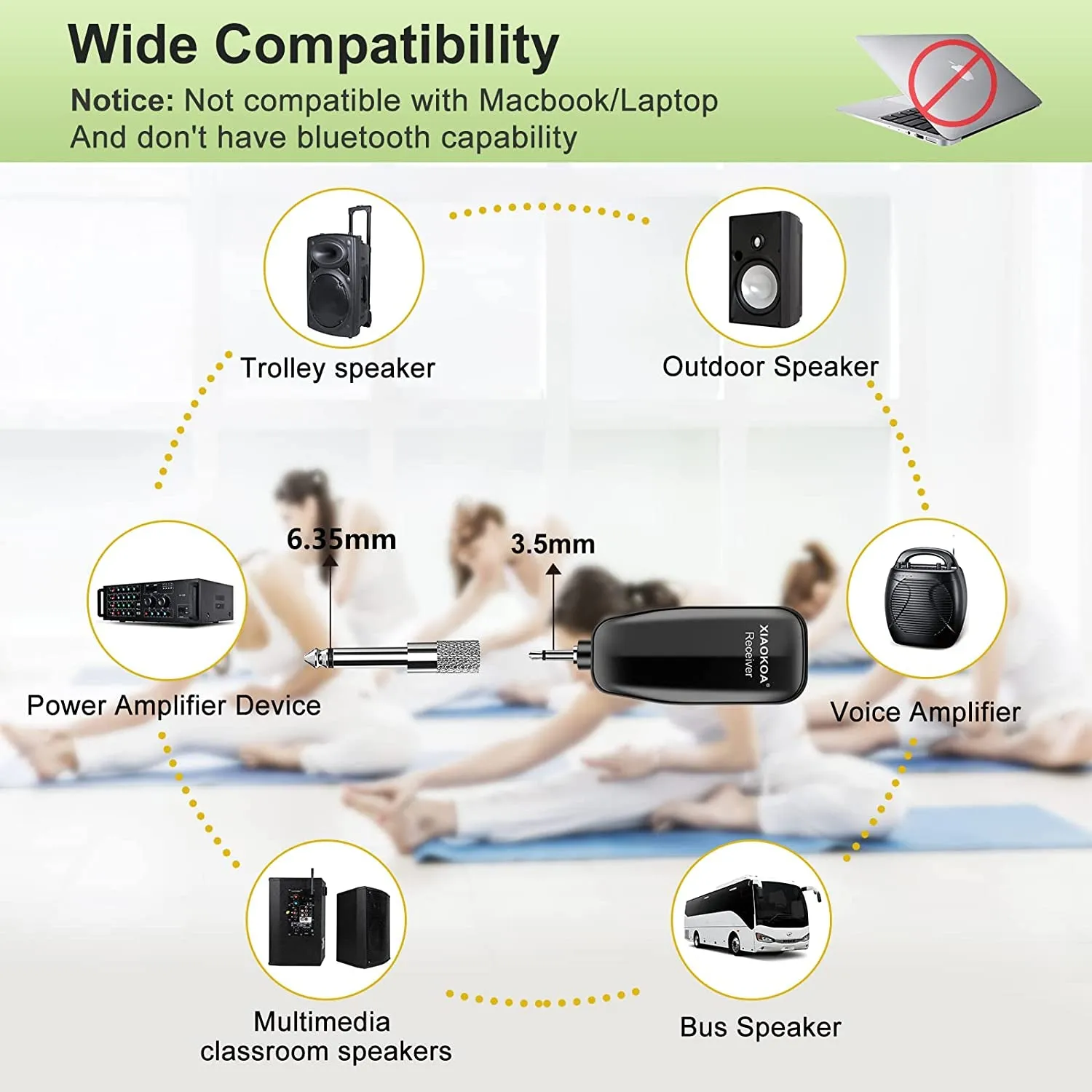 Wireless Microphone Headset Speaker System: UHF Fitness Head Mic - Professional Voice Amplifier Headsets Microphones for Speaking - with LED Digital Display - for Teaching Tour Guide Instructor