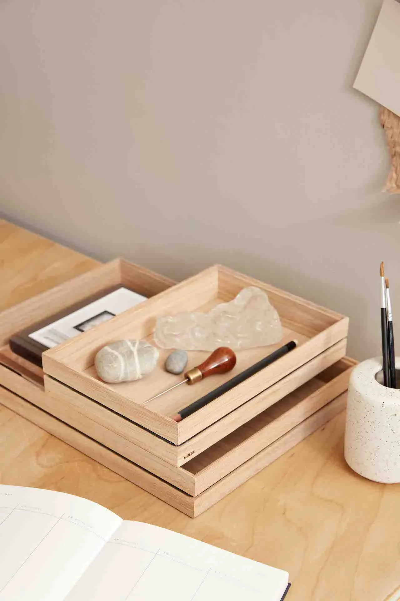 Wooden Tray | Organise | Large | by Moebe