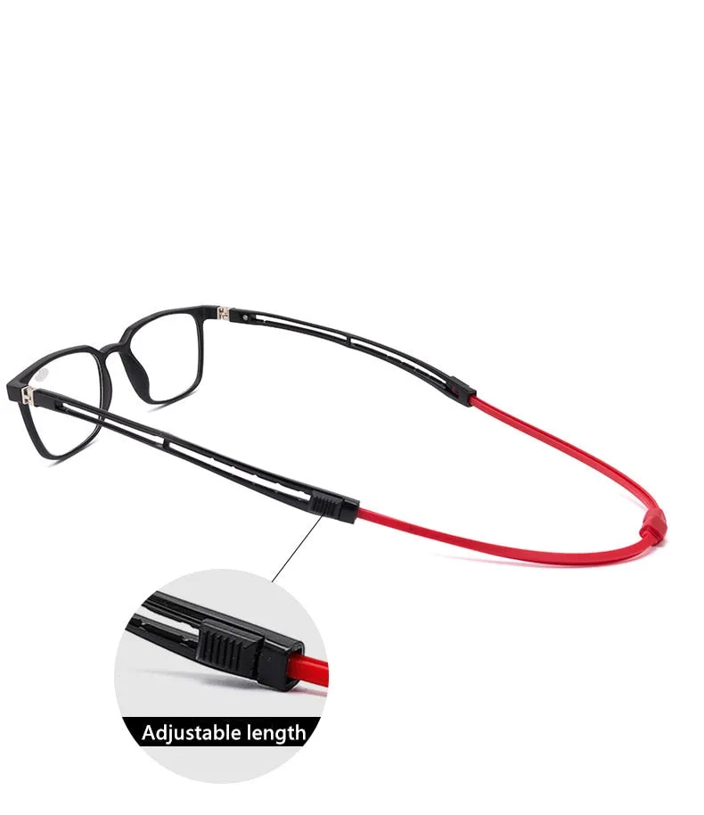 Yimaruili Unisex Full Rim Acrylic Frame Presbyopic Reading Glasses Anti Blue Light Lenses TR809-2