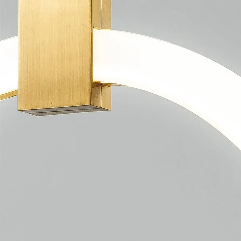 YLK Omishi - Rounded base Luxury modern acrylic chandelier for staircase large